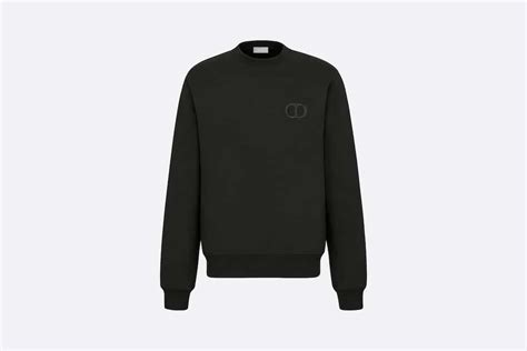 Sudadera DIOR AND STONE ISLAND Felpa de algodón negra